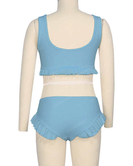 Mini Frill Leg Bikini Bottom