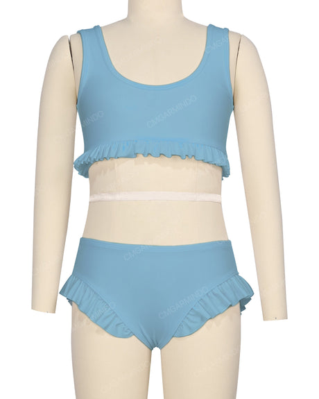 Mini Frill Leg Bikini Bottom