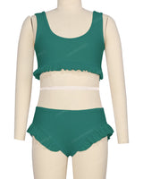 Mini Frill Leg Bikini Bottom