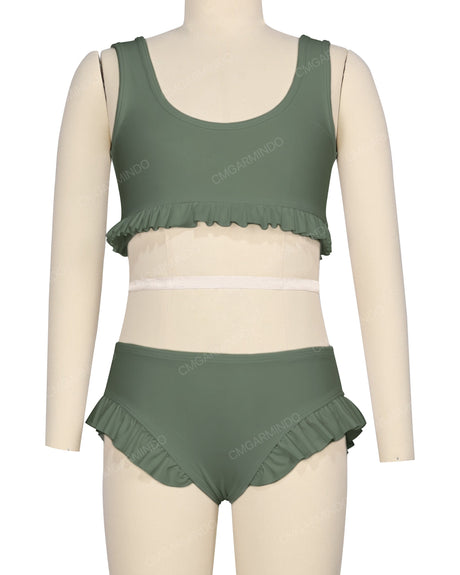 Mini Frill Leg Bikini Bottom