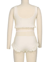 Mini Frill Leg Bikini Bottom