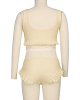 Mini Frill Leg Bikini Bottom