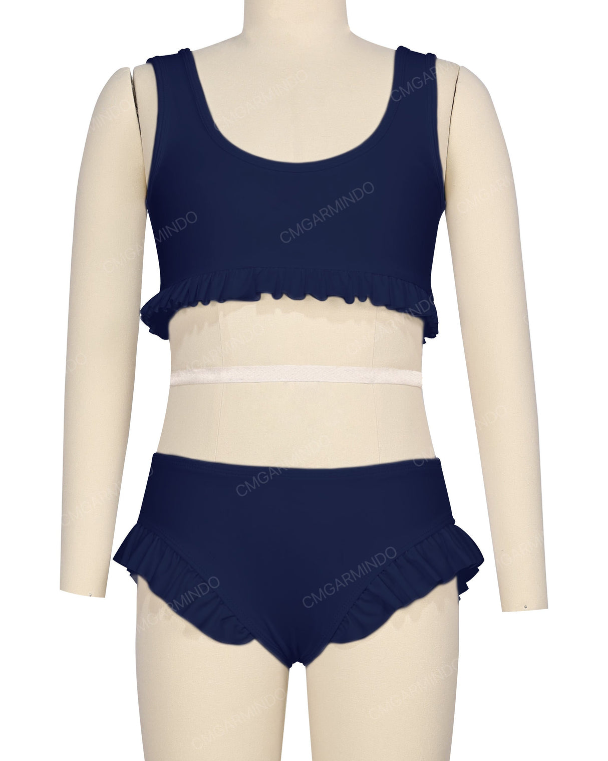 Mini Frill Leg Bikini Bottom