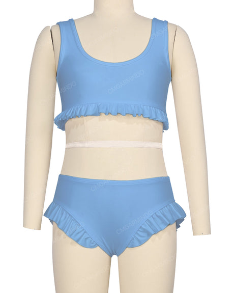 Mini Frill Leg Bikini Bottom
