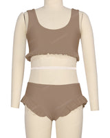 Mini Frill Leg Bikini Bottom