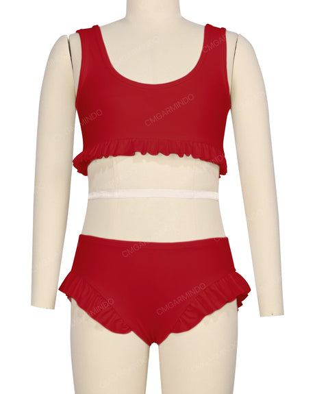Mini Frill Leg Bikini Bottom