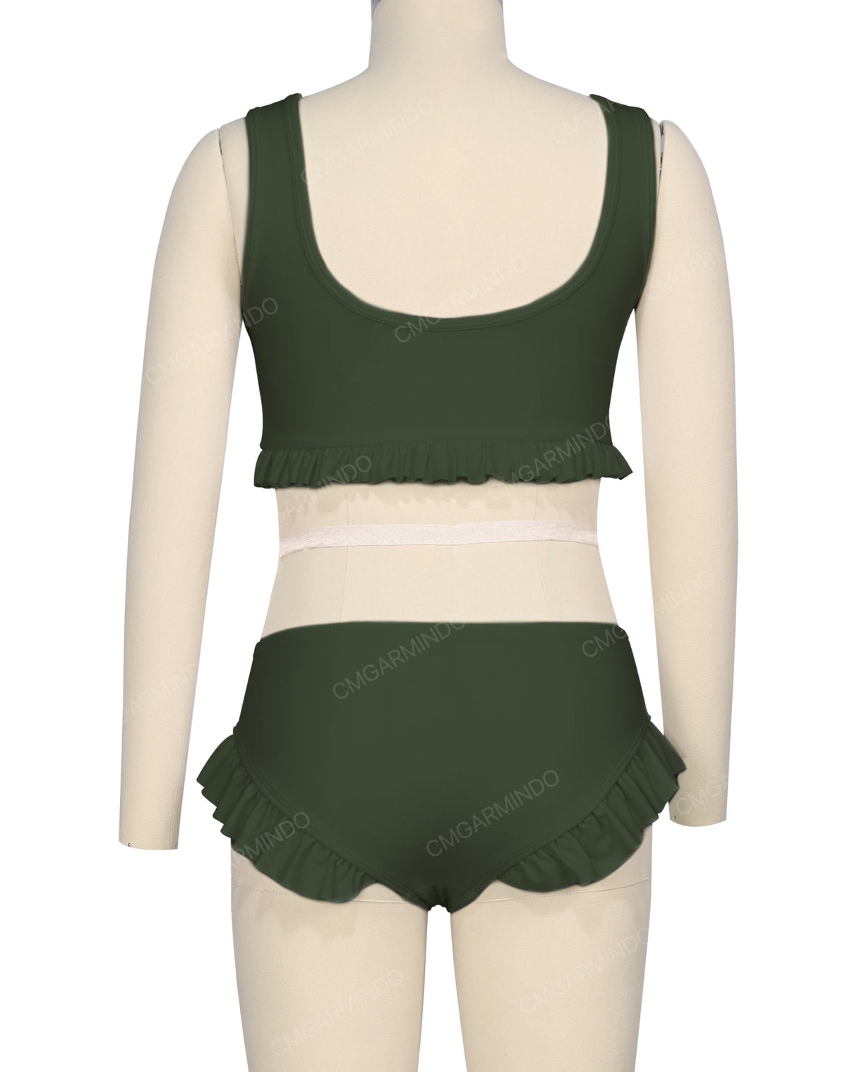 Mini Frill Leg Bikini Bottom