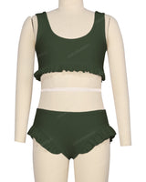 Mini Frill Leg Bikini Bottom