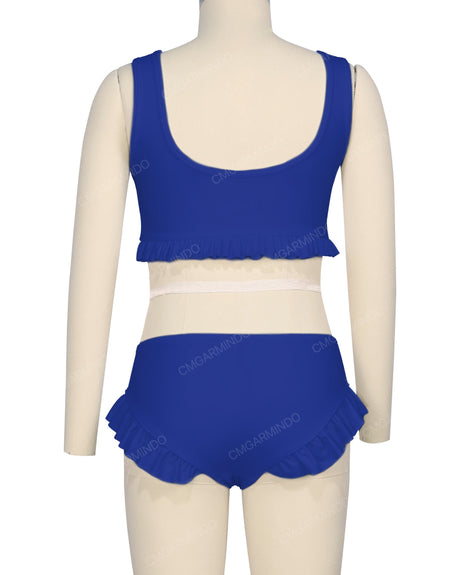 Mini Frill Leg Bikini Bottom
