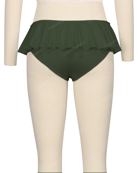 Frill Waist Bikini Bottom