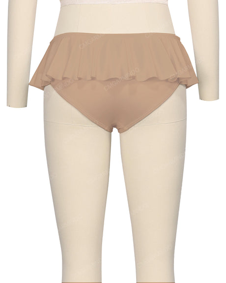 Frill Waist Bikini Bottom