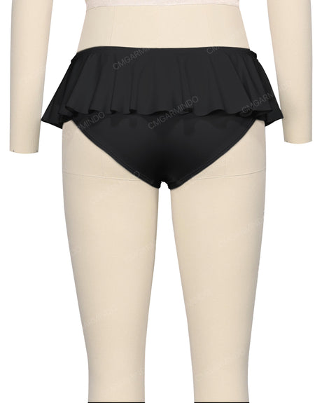 Frill Waist Bikini Bottom