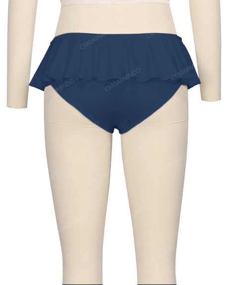 Frill Waist Bikini Bottom