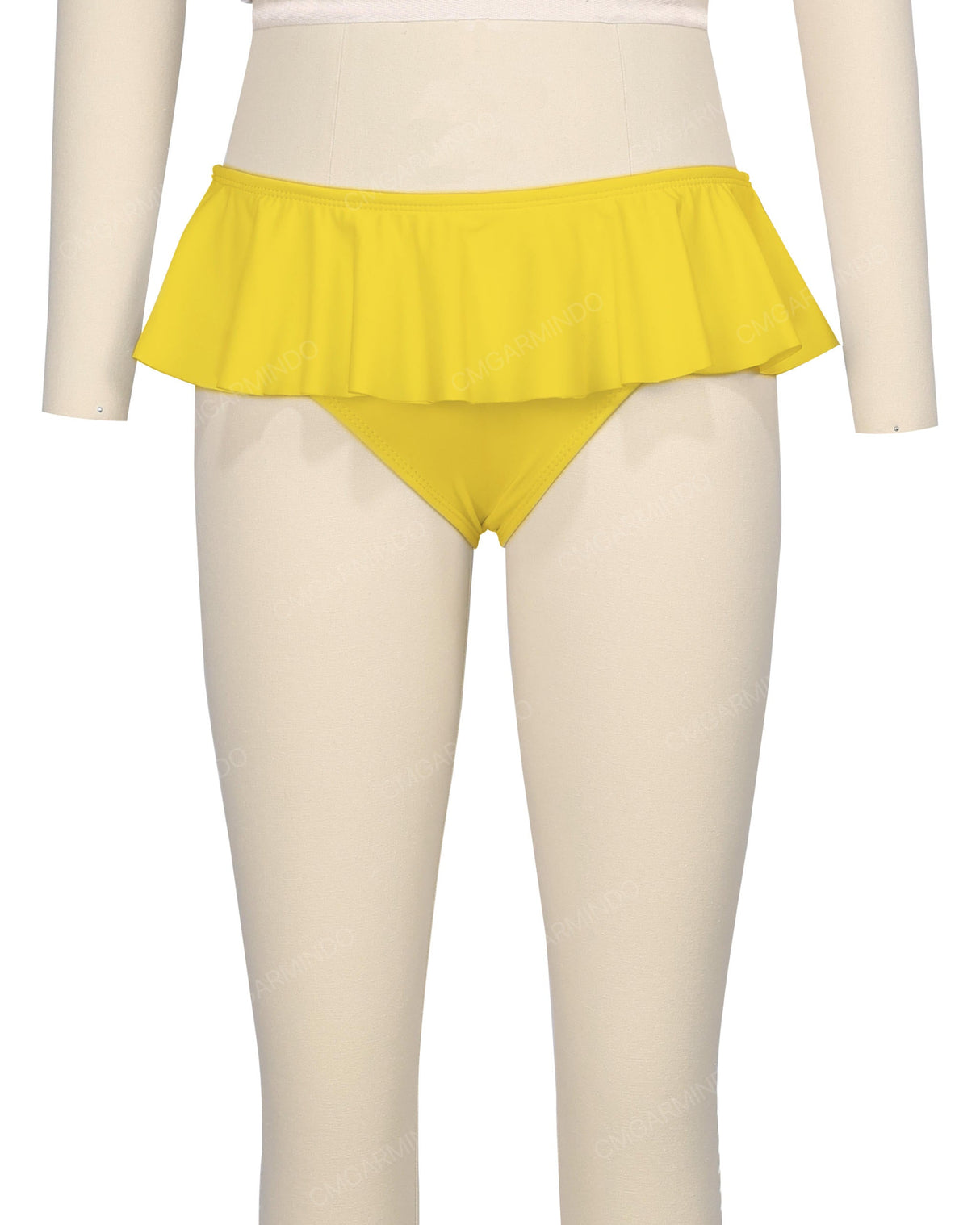 Frill Waist Bikini Bottom