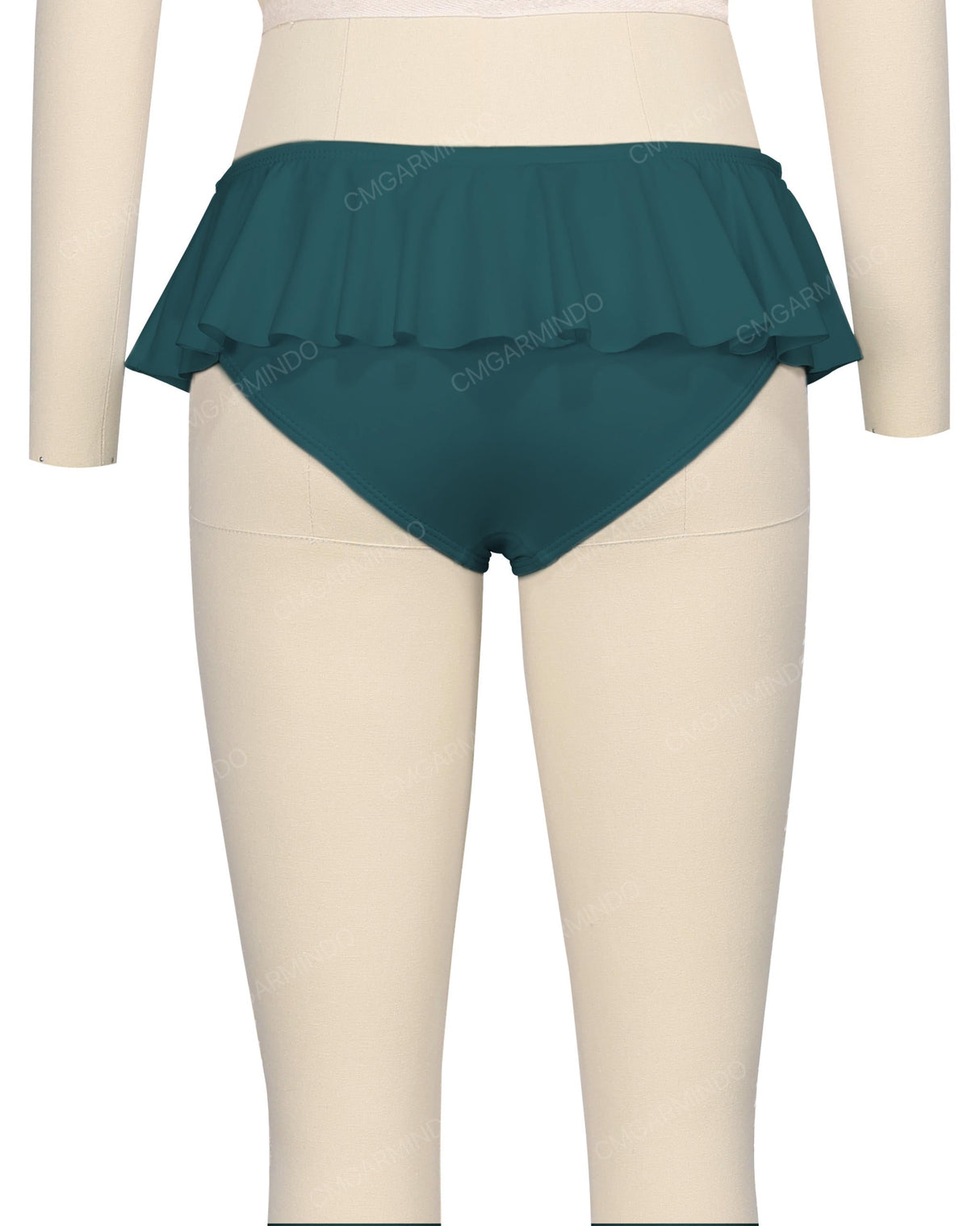 Frill Waist Bikini Bottom