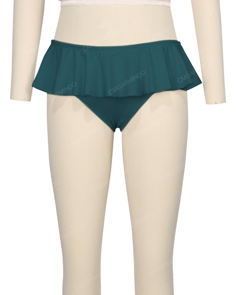 Frill Waist Bikini Bottom