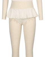 Frill Waist Bikini Bottom