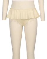 Frill Waist Bikini Bottom