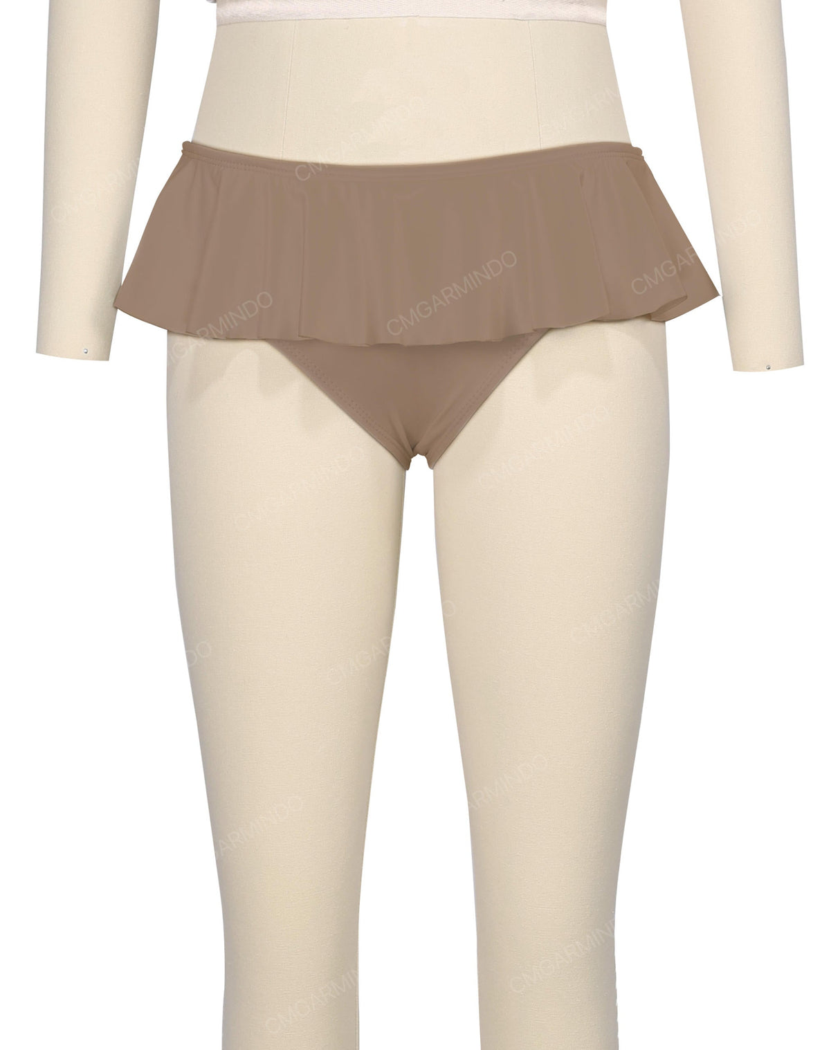 Frill Waist Bikini Bottom