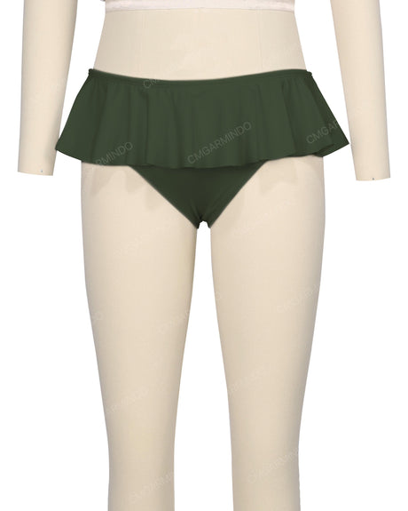 Frill Waist Bikini Bottom