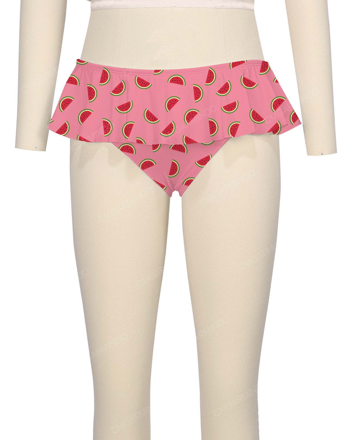 Frill Waist Bikini Bottom
