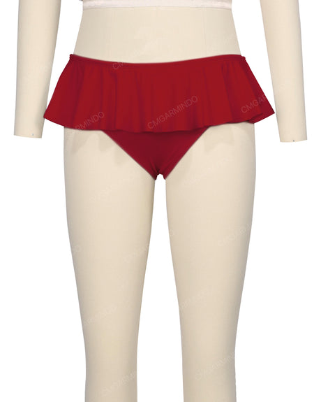 Frill Waist Bikini Bottom