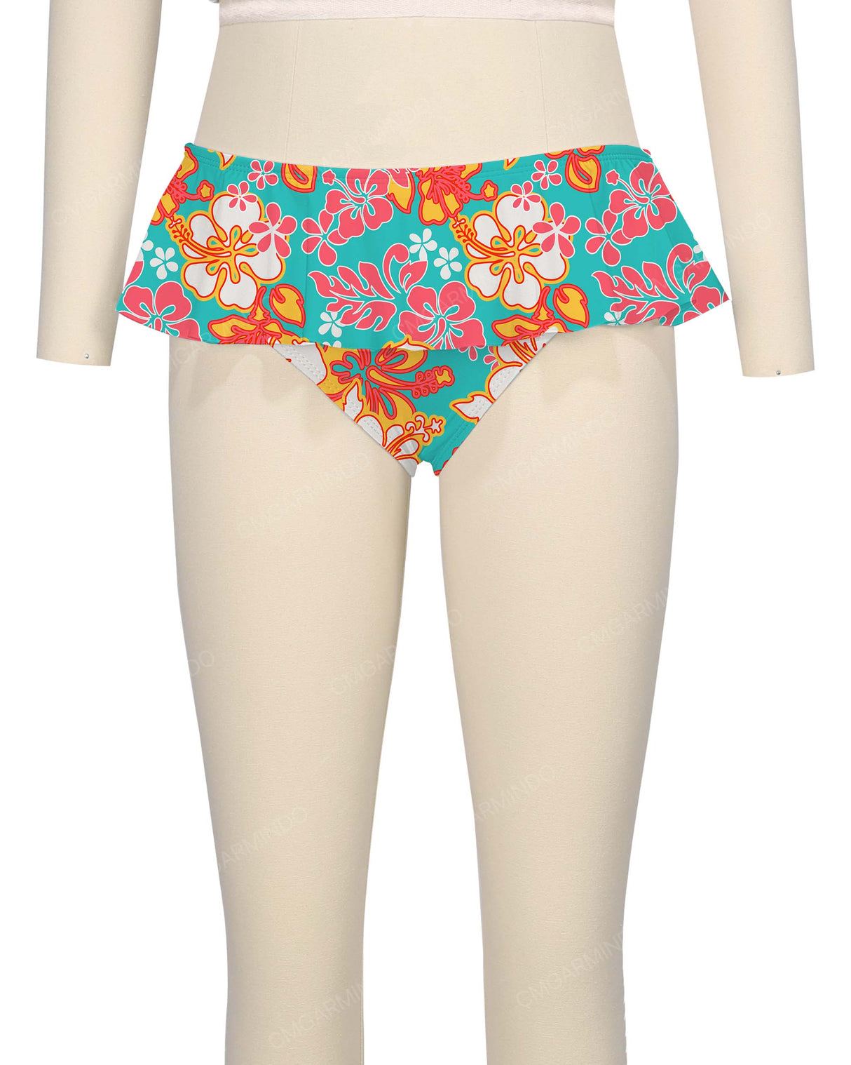 Frill Waist Bikini Bottom