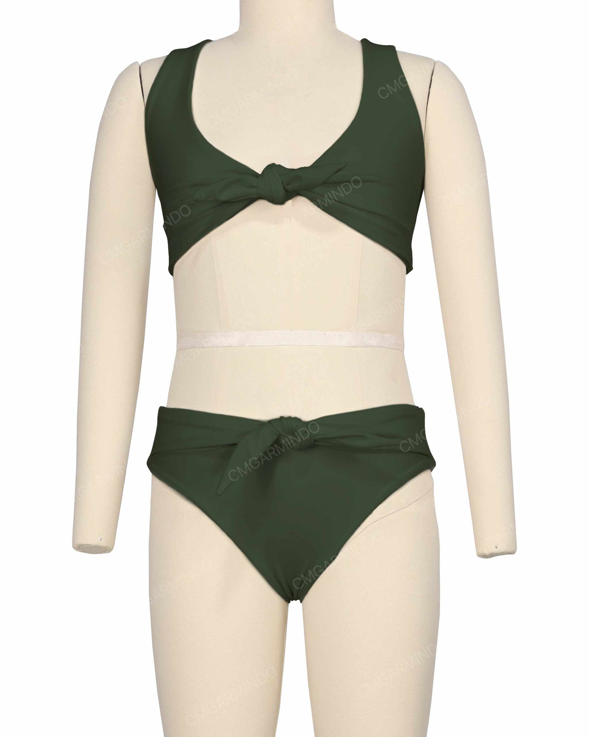 Front Tie Bikini Bottom