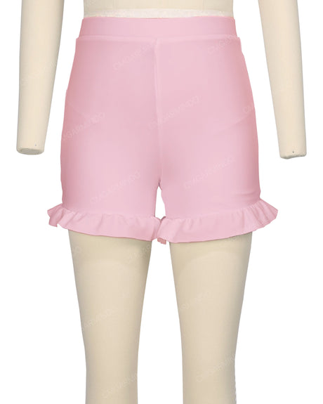 Frill Hem Swim Shorts