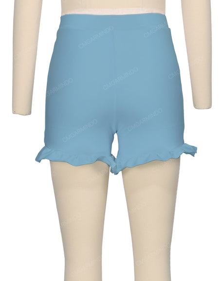 Frill Hem Swim Shorts