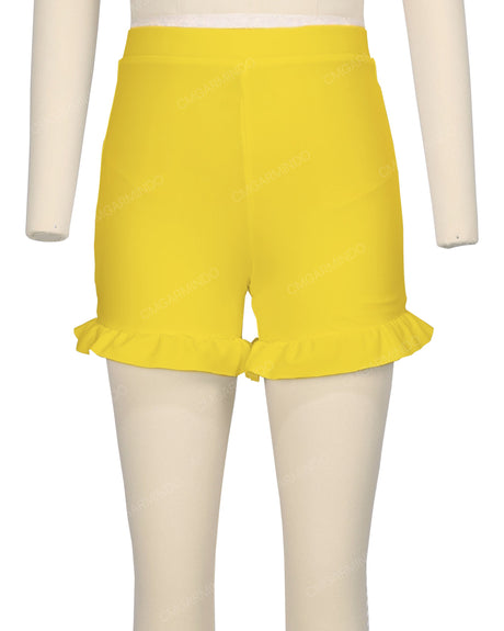 Frill Hem Swim Shorts