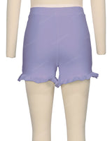 Frill Hem Swim Shorts