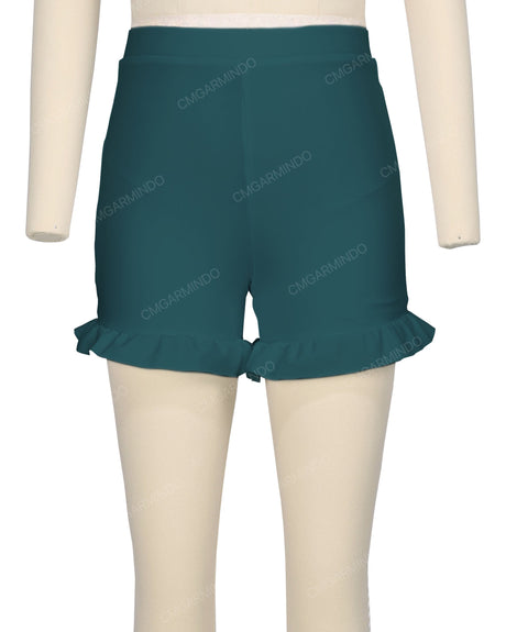 Frill Hem Swim Shorts