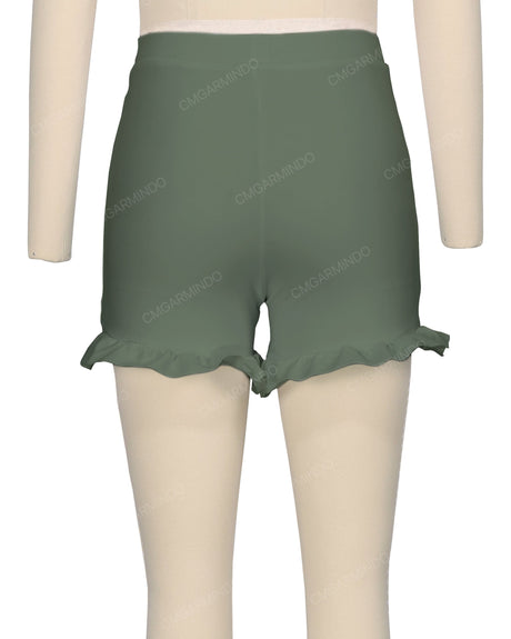 Frill Hem Swim Shorts