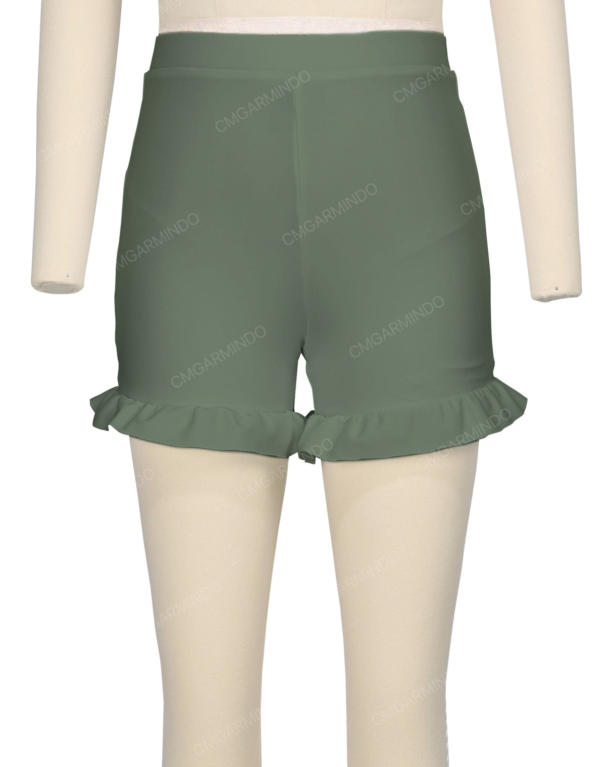 Frill Hem Swim Shorts