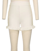Frill Hem Swim Shorts
