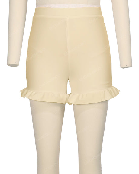 Frill Hem Swim Shorts