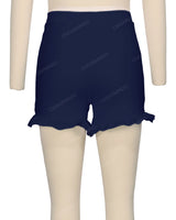Frill Hem Swim Shorts