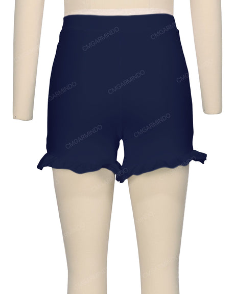 Frill Hem Swim Shorts