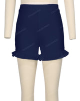 Frill Hem Swim Shorts