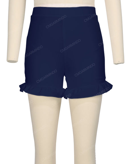 Frill Hem Swim Shorts