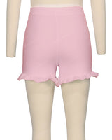 Frill Hem Swim Shorts