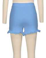 Frill Hem Swim Shorts