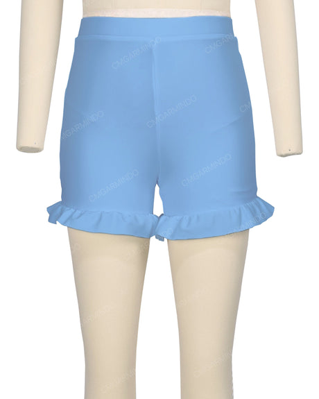 Frill Hem Swim Shorts