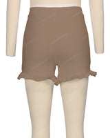 Frill Hem Swim Shorts