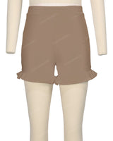 Frill Hem Swim Shorts