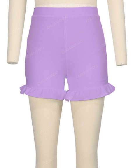 Frill Hem Swim Shorts