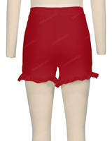 Frill Hem Swim Shorts