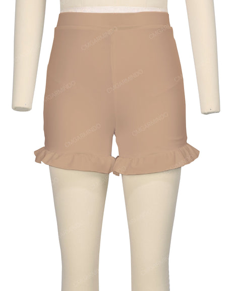 Frill Hem Swim Shorts