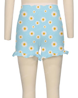 Frill Hem Swim Shorts